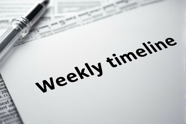 Weekly Timeline Excel Template for Efficient Task Planning