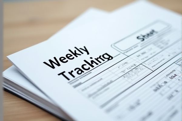 Weekly Tracking Sheet Excel Template: Download & Customize for Easy Progress Monitoring