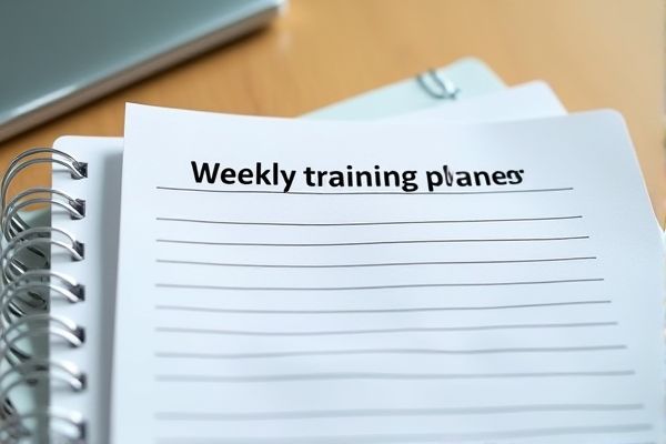 Weekly Training Planner Excel Template for Effective Workout Scheduling