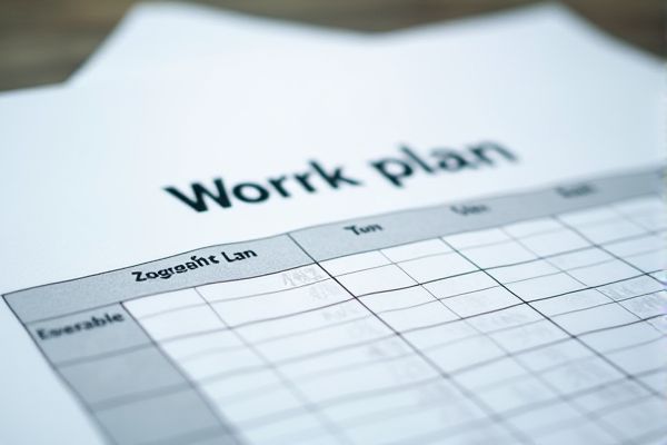 Work Plan Chart Excel Template for Efficient Project Management