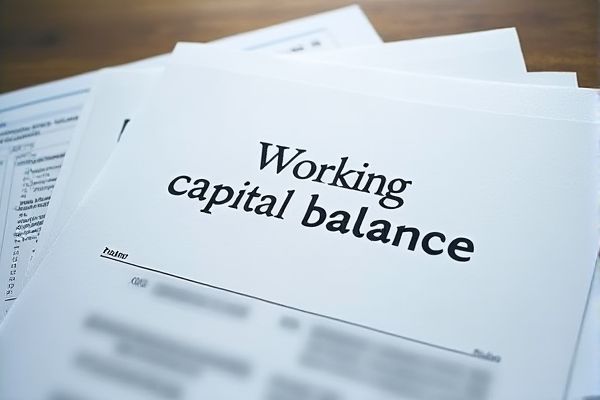 Working Capital Balance Excel Template for Efficient Financial Management