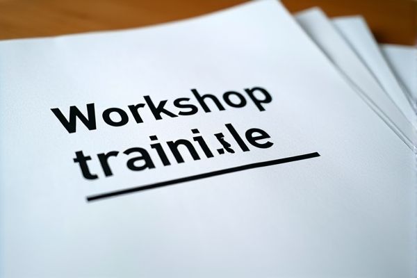 Download: Workshop Training Schedule Excel Template (2024)