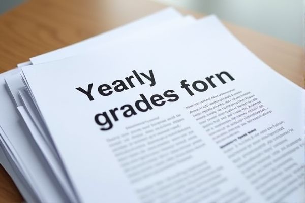 Comprehensive Yearly Grades Review Excel Template for Efficient Academic Tracking