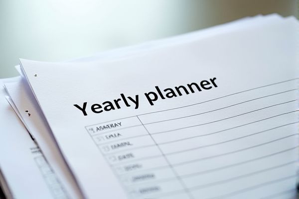 Yearly Planner Excel Template: Organize Your Year Efficiently