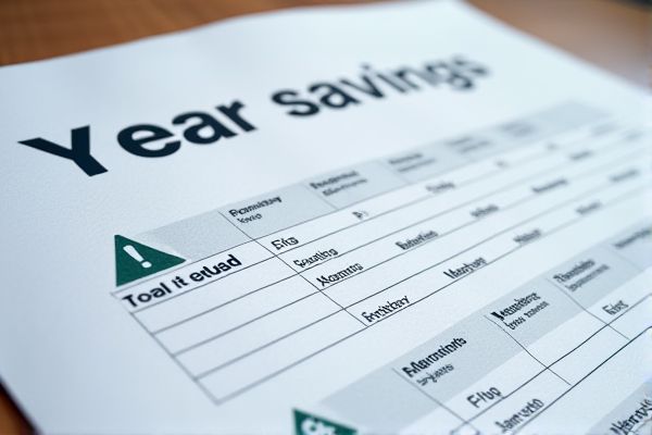Yearly Savings Tracker Excel Template for Easy Budget Management
