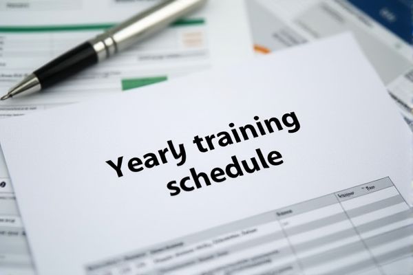 Yearly Training Schedule Excel Template: Easily Plan and Track Employee Training