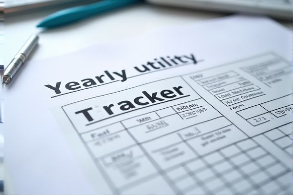 Comprehensive Yearly Utility Tracker Excel Template for Efficient Expense Management