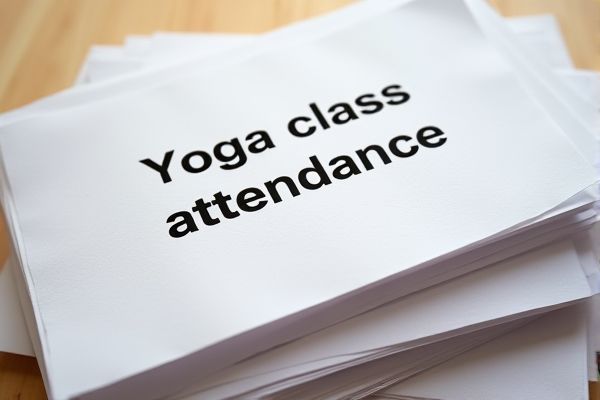 Yoga Class Attendance Excel Template for Easy Tracking