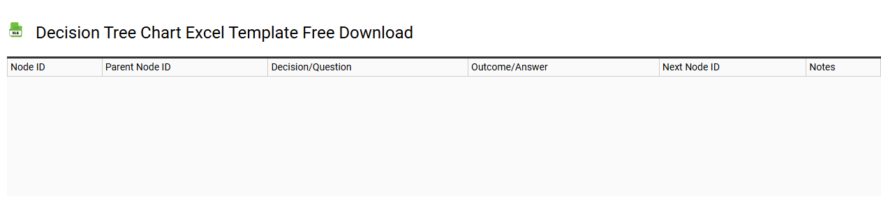 Decision tree chart Excel template free download